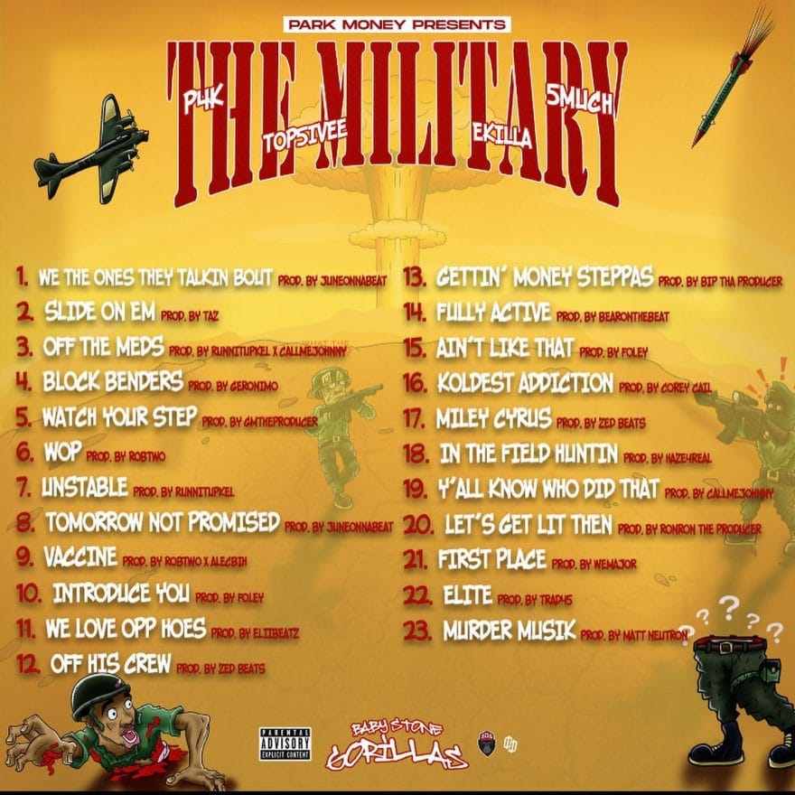 Baby Stone Gorillas New Album Titled “The Military” Releasing February 10th