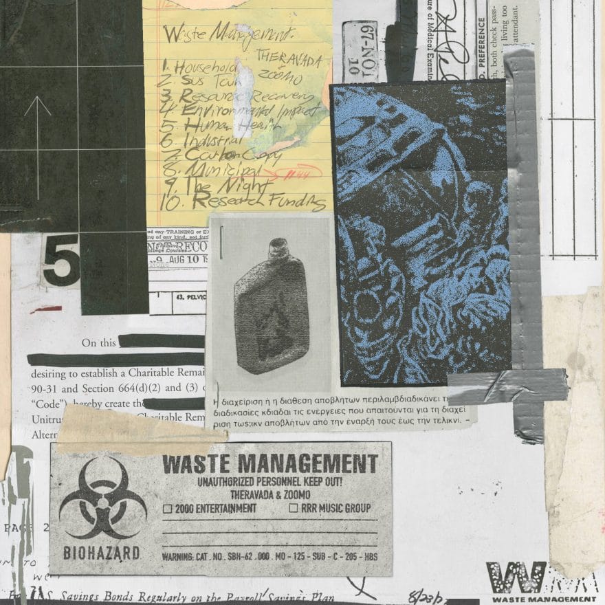 Theravada & Zoomo New Album “Waste Management” Releasing August 15th