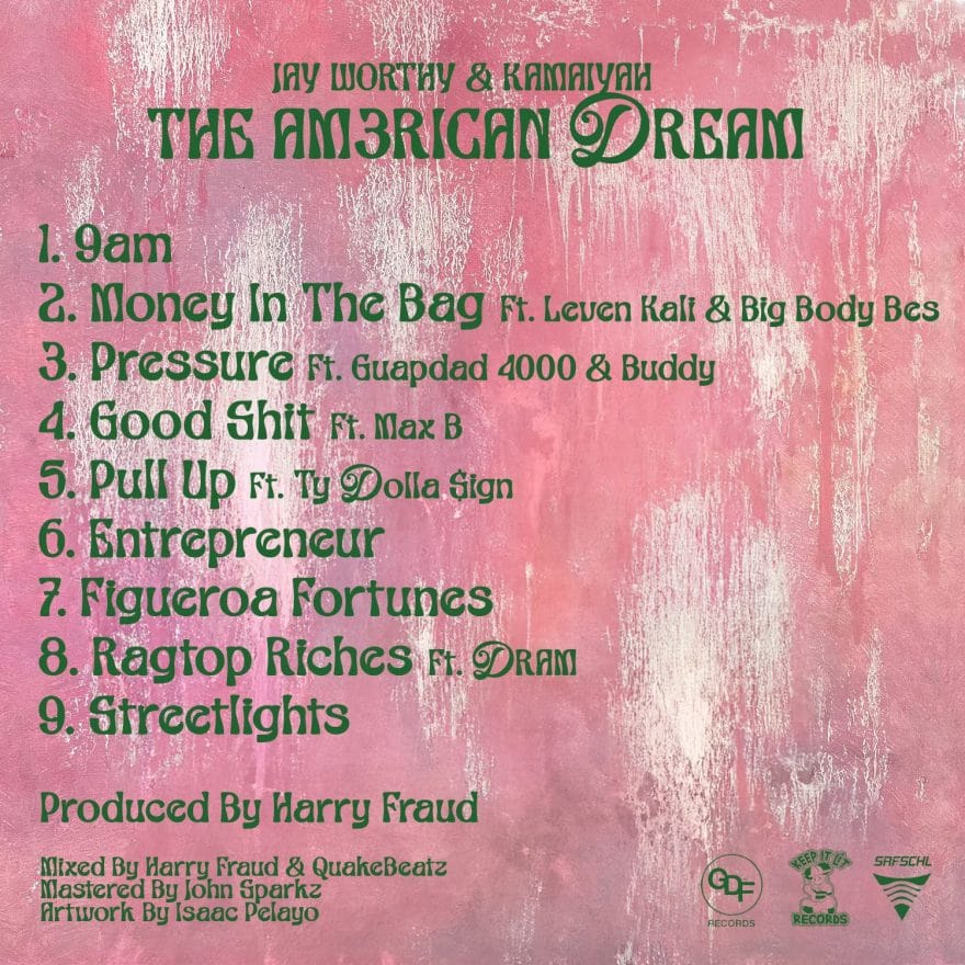 Jay Worthy, Kamaiyah & Harry Fraud New Album “The American Dream” Releasing October 13th