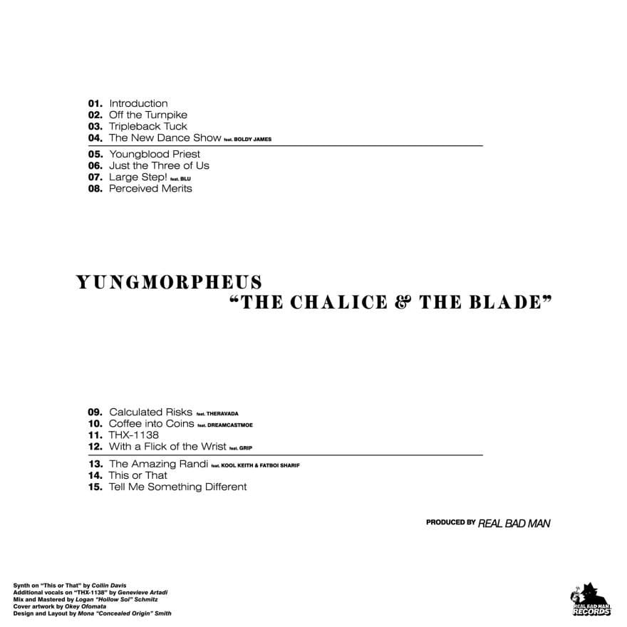 YUNGMORPHEUS New Album “The Chalice & The Blade” Releasing November 17th